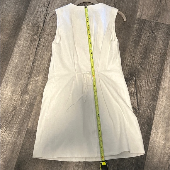 Abercrombie & Fitch White Button-Down Mini Dress - Picture 5 of 6